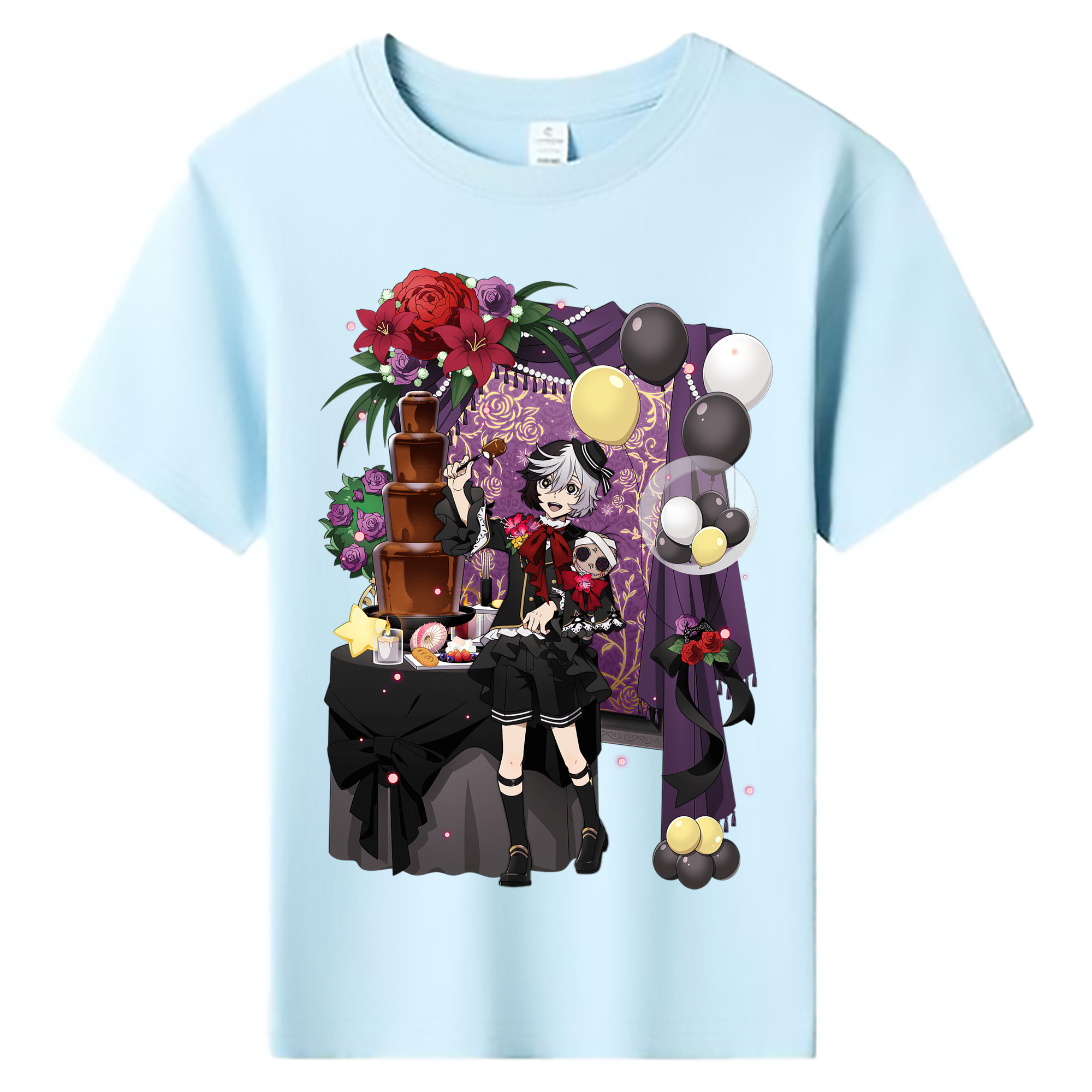（画像用） 文豪ストレイドッグス Bungo Stray Dogs 綿100％キッズTシャツ（フロントプリント）